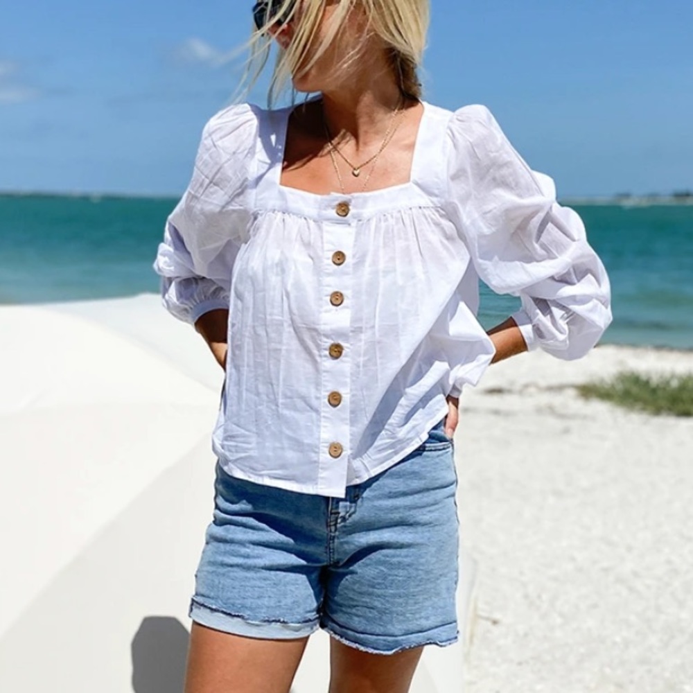 Emerson Fry Laurent Blouse - White, Medium
